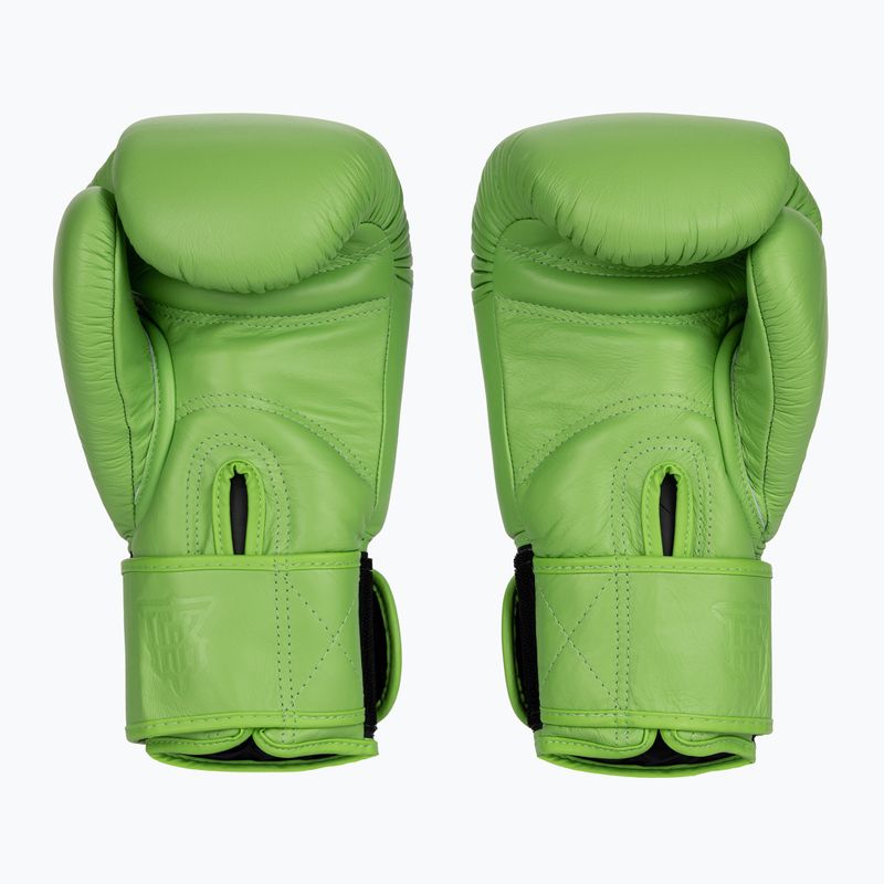 Рукавиці боксерські Top King Muay Thai Ultimate green 2