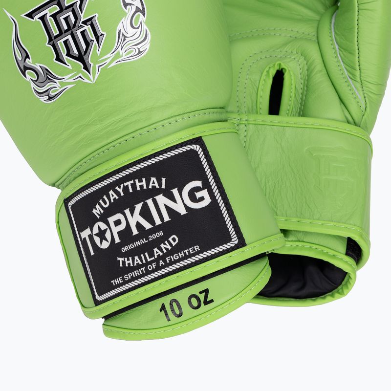 Рукавиці боксерські Top King Muay Thai Ultimate green 5