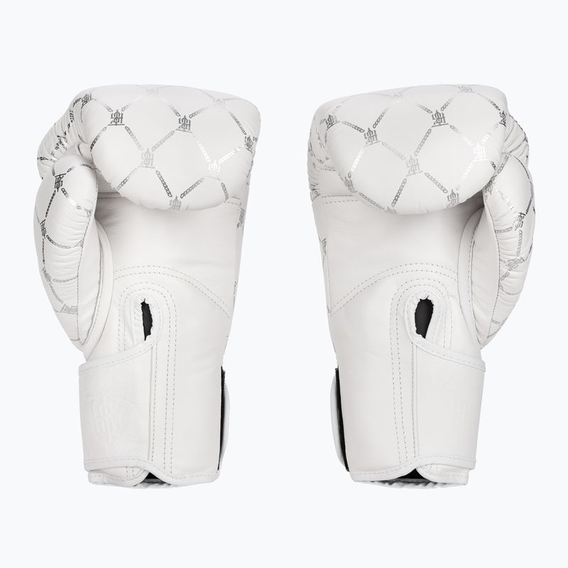 Рукавиці боксерські Top King Boxing Chain white/silver 2