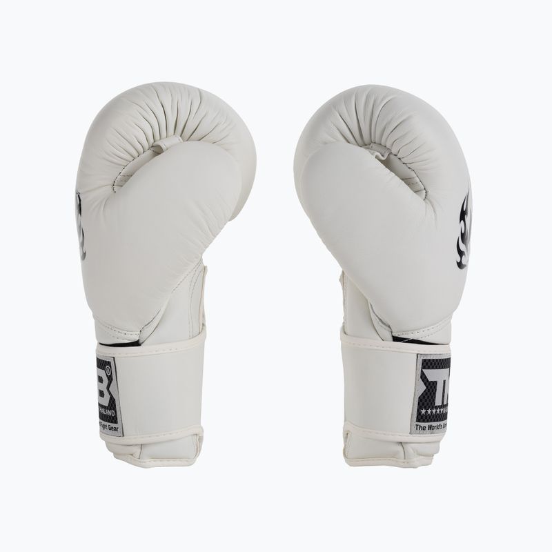 Рукавиці боксерські Top King Muay Thai Super білі TKBGSV-WH 4