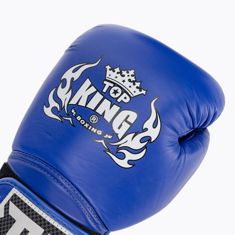 Рукавиці боксерські Top King Muay Thai Super blue 5