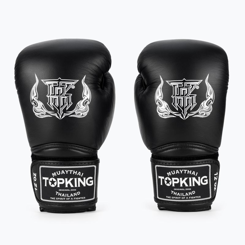 Рукавиці боксерські Top King Muay Thai Super Air black