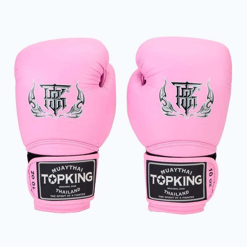 Рукавиці боксерські Top King Muay Thai Super Air рожеві TKBGSA-PK