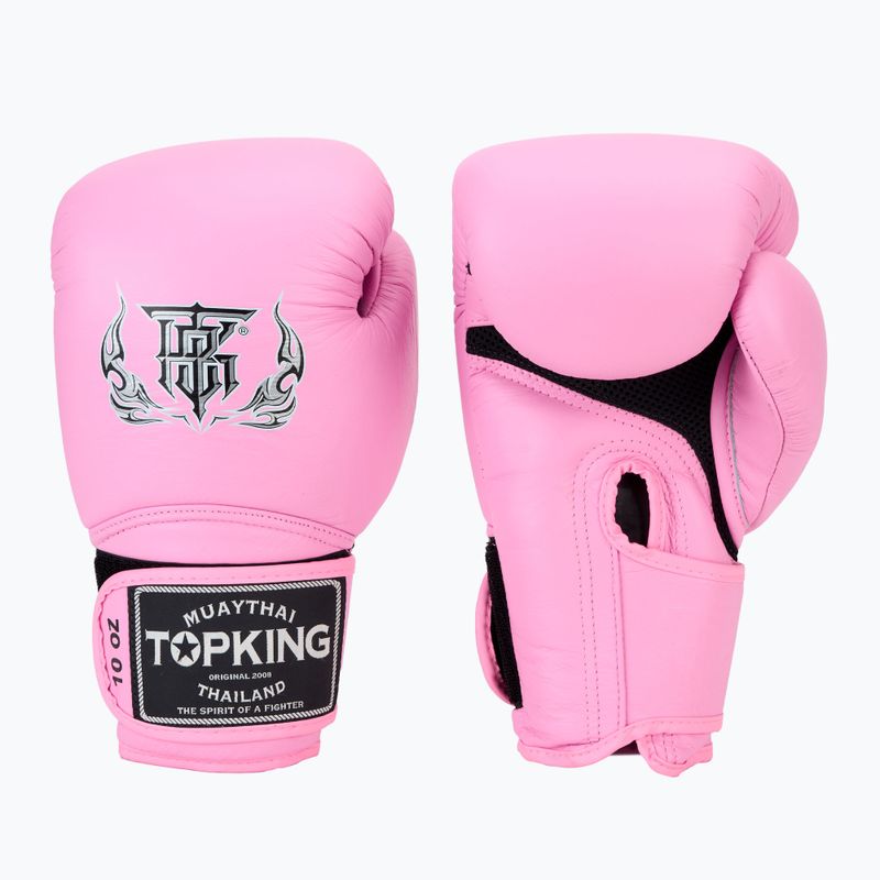 Рукавиці боксерські Top King Muay Thai Super Air рожеві TKBGSA-PK 2