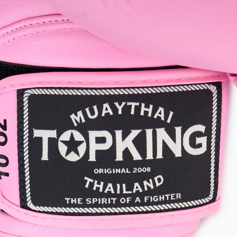 Рукавиці боксерські Top King Muay Thai Super Air рожеві TKBGSA-PK 5