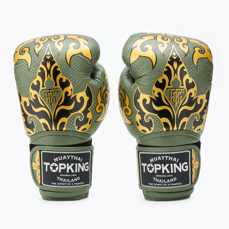Рукавиці боксерські Top King Boxing Kanok khaki 2