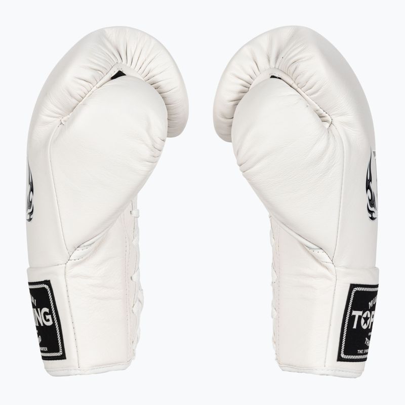 Рукавиці боксерські Top King Boxing Competition white 3