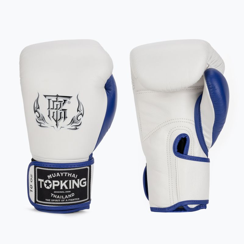 Рукавиці боксерські Top King Boxing Reborn white/blue