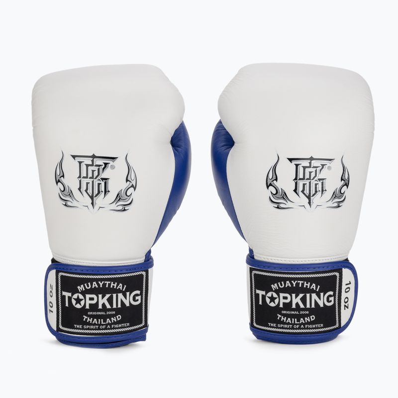 Рукавиці боксерські Top King Boxing Reborn white/blue