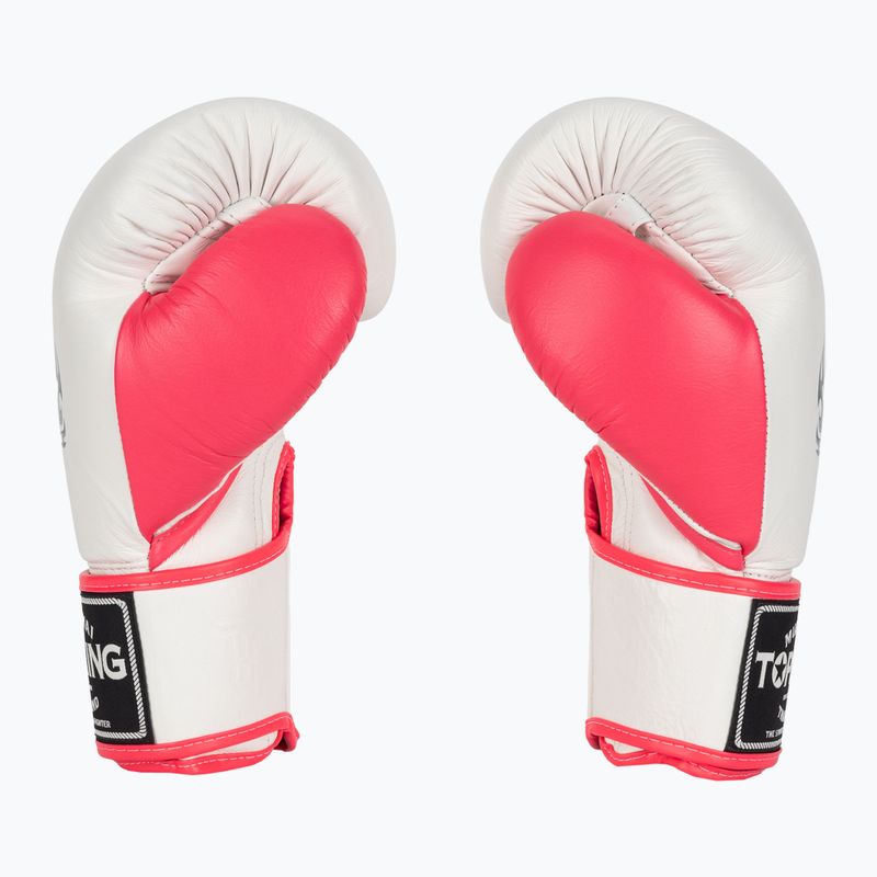 Рукавиці боксерські Top King Boxing Reborn white/pink 3