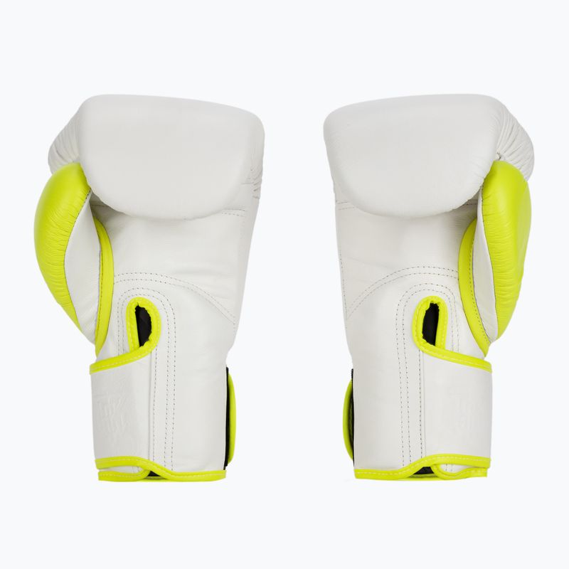 Рукавиці боксерські Top King Boxing Reborn white/yellow 2