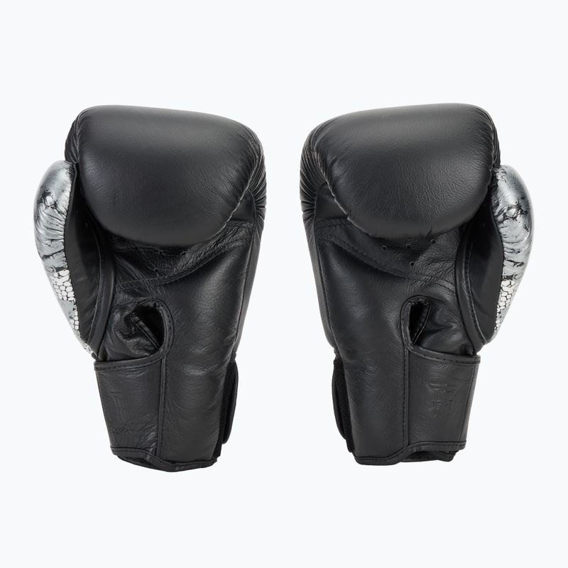 Рукавиці боксерські Top King Muay Thai Power Snake black/silver 3