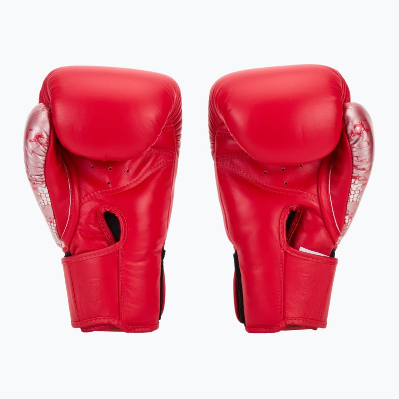 Рукавиці боксерські Top King Muay Thai Power Snake red/silver 3