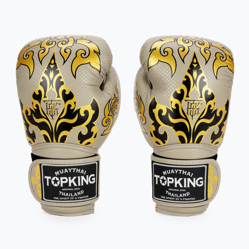 Рукавиці боксерські Top King Boxing Kanok beige