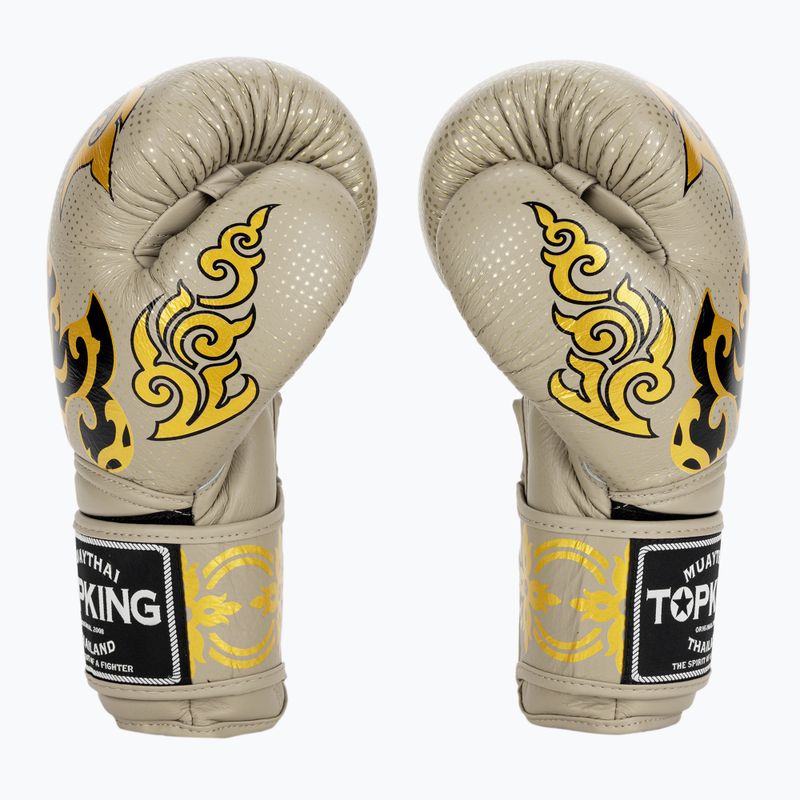 Рукавиці боксерські Top King Boxing Kanok beige 3