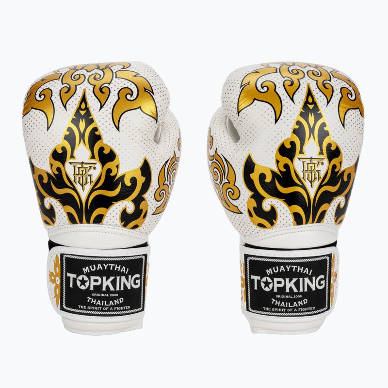 Рукавиці боксерські Top King Boxing Kanok white