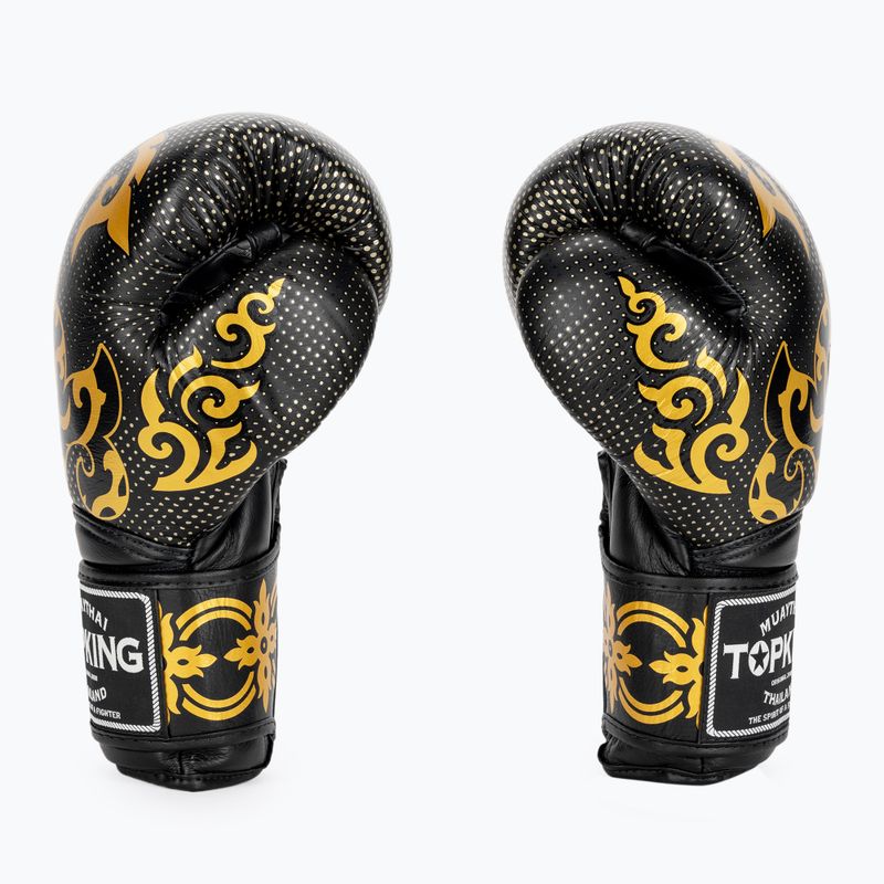Рукавиці боксерські Top King Boxing Kanok black 3