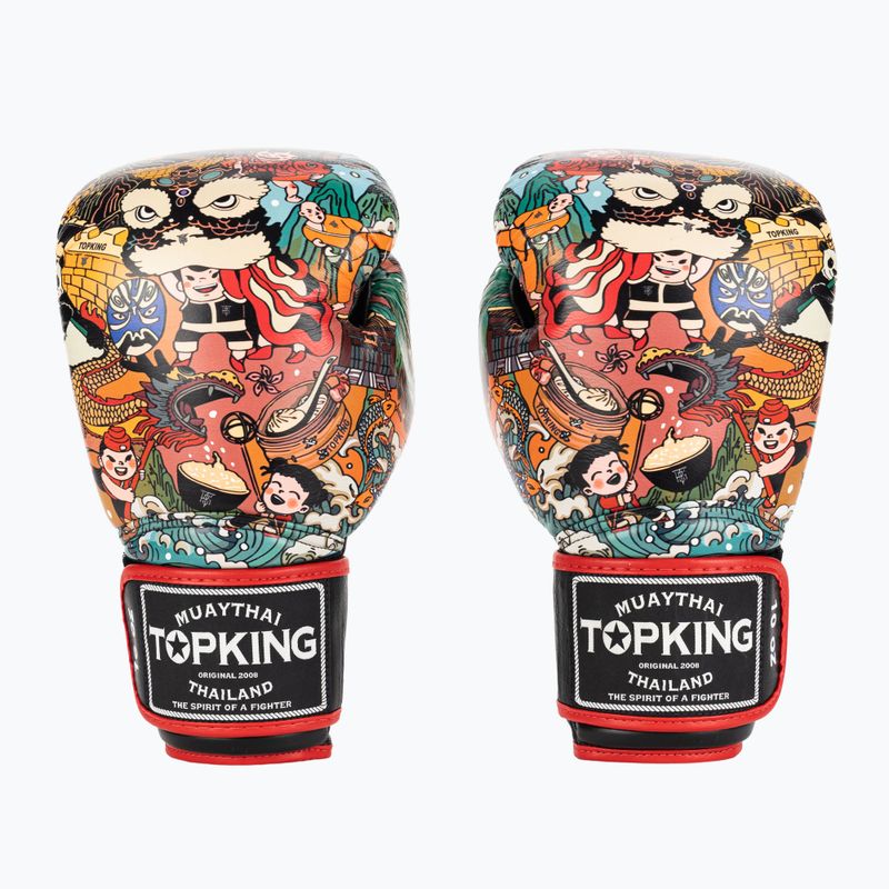 Рукавиці боксерські Top King Boxing Culture black/red TKBGCT-2C2