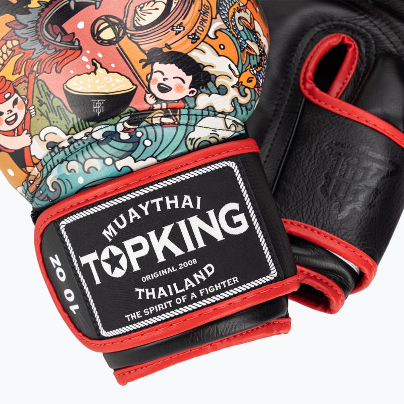 Рукавиці боксерські Top King Boxing Culture black/red TKBGCT-2C2 4