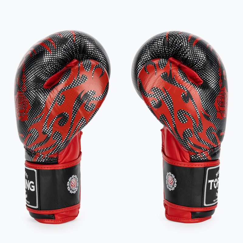 Рукавиці боксерські Top King Boxing Dragon red/black 3