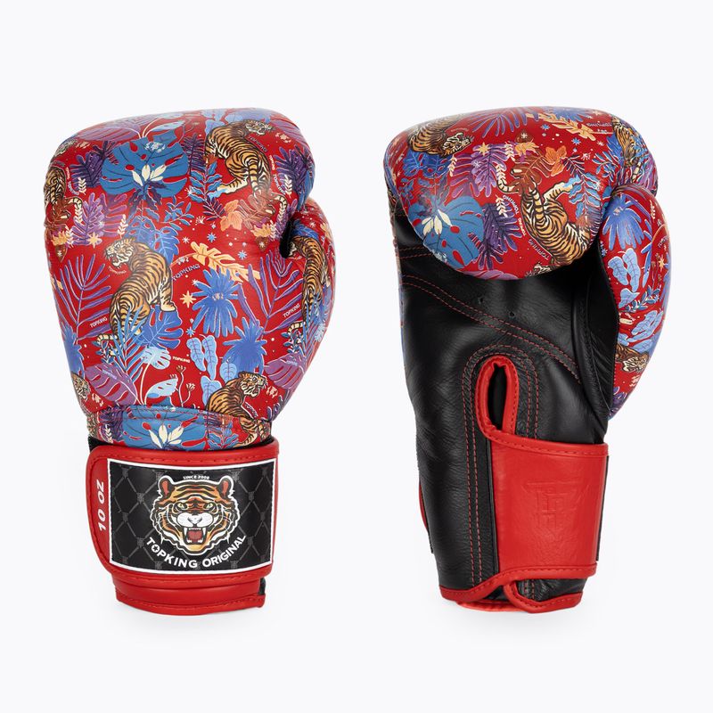 Рукавиці боксерські Top King Boxing Wild Tiger black/red