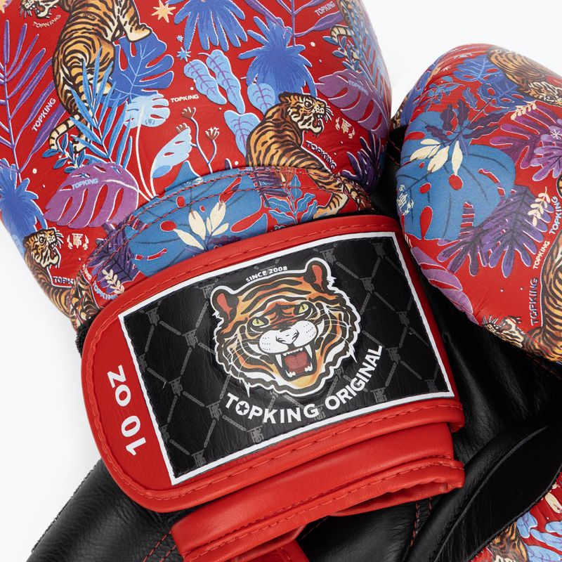 Рукавиці боксерські Top King Boxing Wild Tiger black/red 4