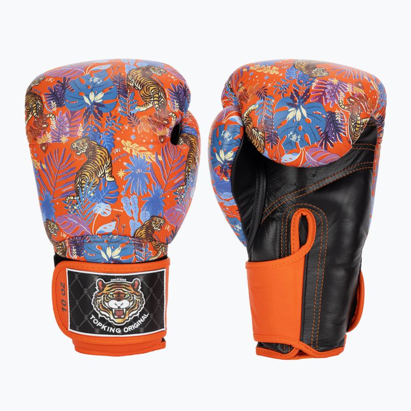 Рукавиці боксерські Top King Boxing Wild Tiger black/orange