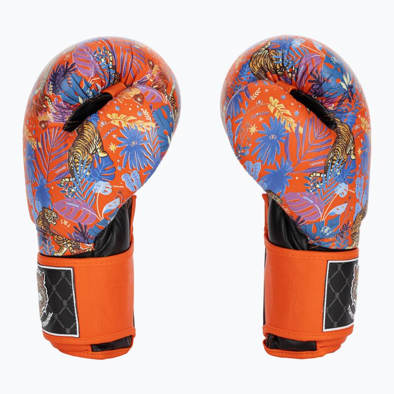 Рукавиці боксерські Top King Boxing Wild Tiger black/orange 3