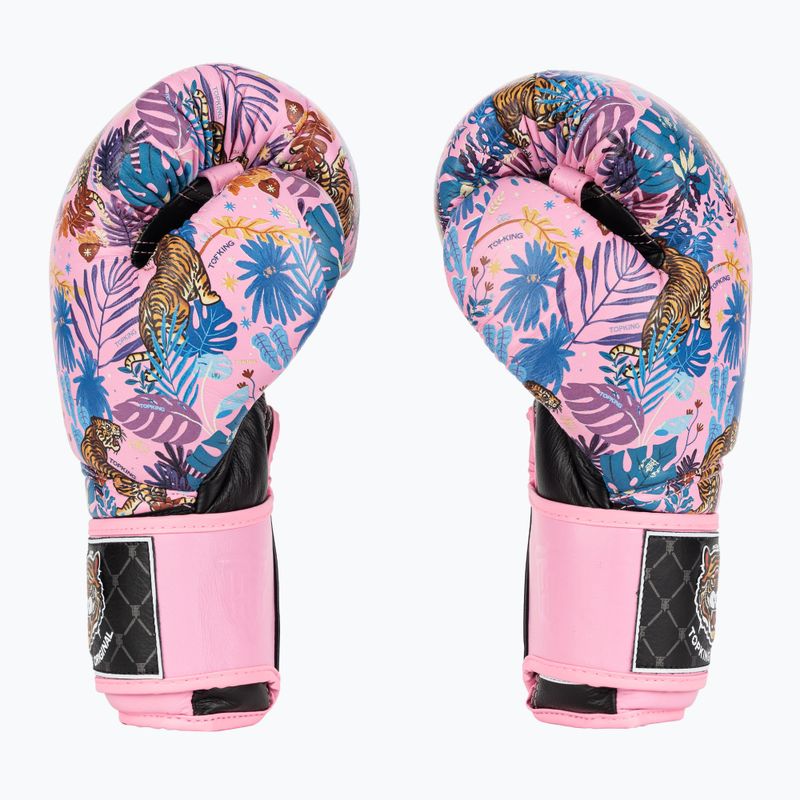 Рукавиці боксерські Top King Boxing Wild Tiger black/pink 3