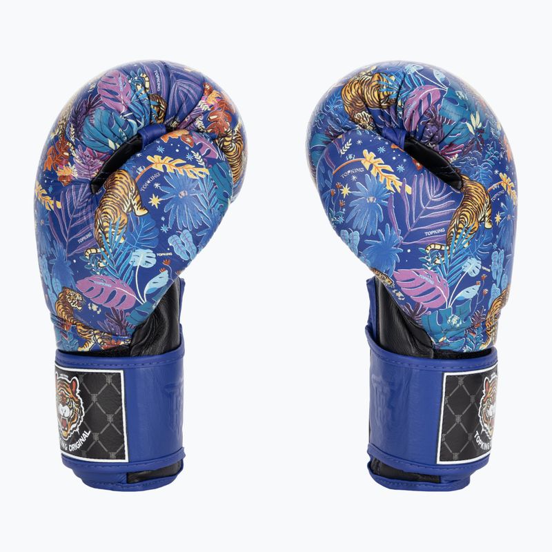 Рукавиці боксерські Top King Boxing Wild Tiger black/blue 3