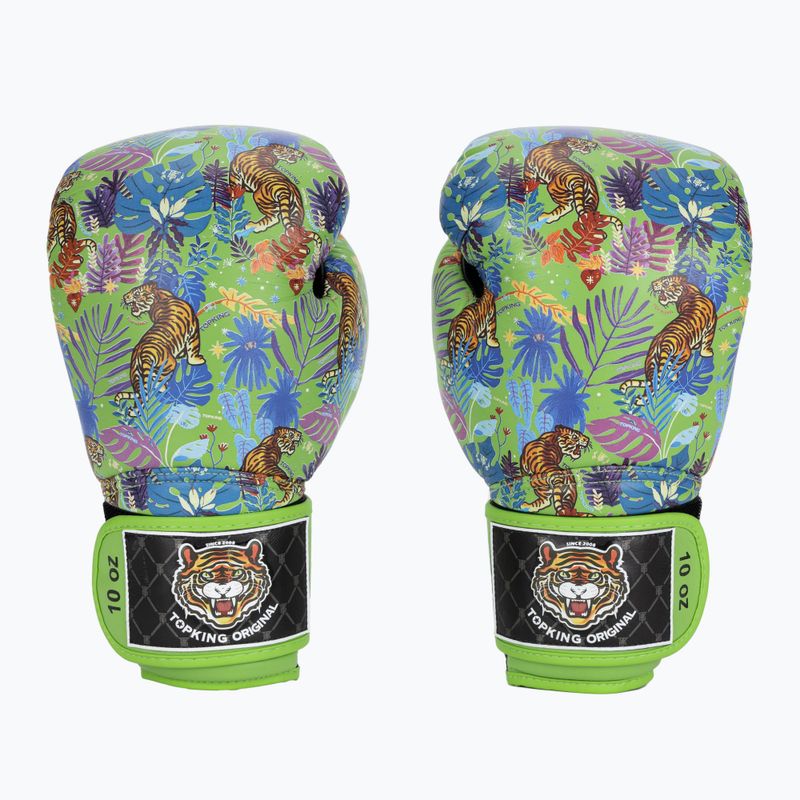 Рукавиці боксерські Top King Boxing Wild Tiger black/green