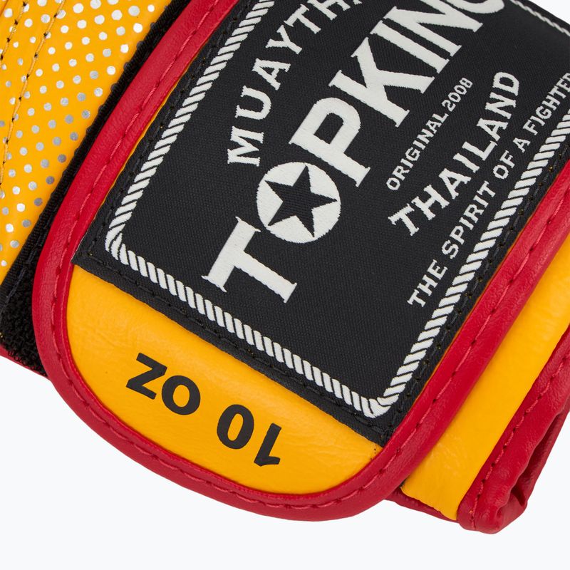 Рукавиці боксерські Top King Boxing Dragon yellow 5