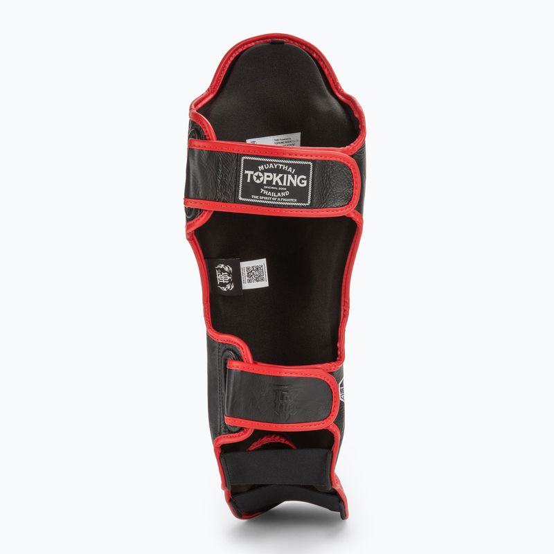 Захист для гомілок та стоп Top King Shin Guards Blend black/red 4