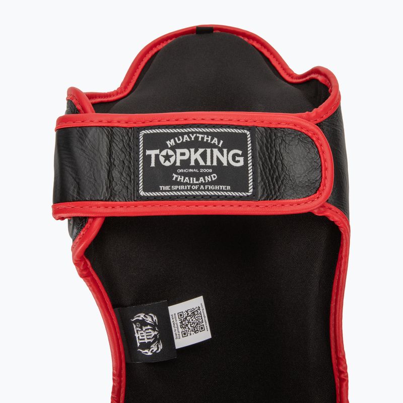 Захист для гомілок та стоп Top King Shin Guards Blend black/red 6