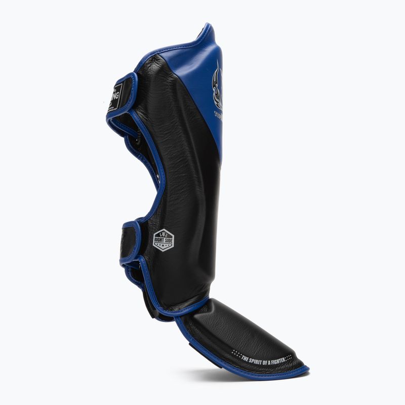 Захист для гомілок та стоп Top King Shin Guards Blend black/blue 2