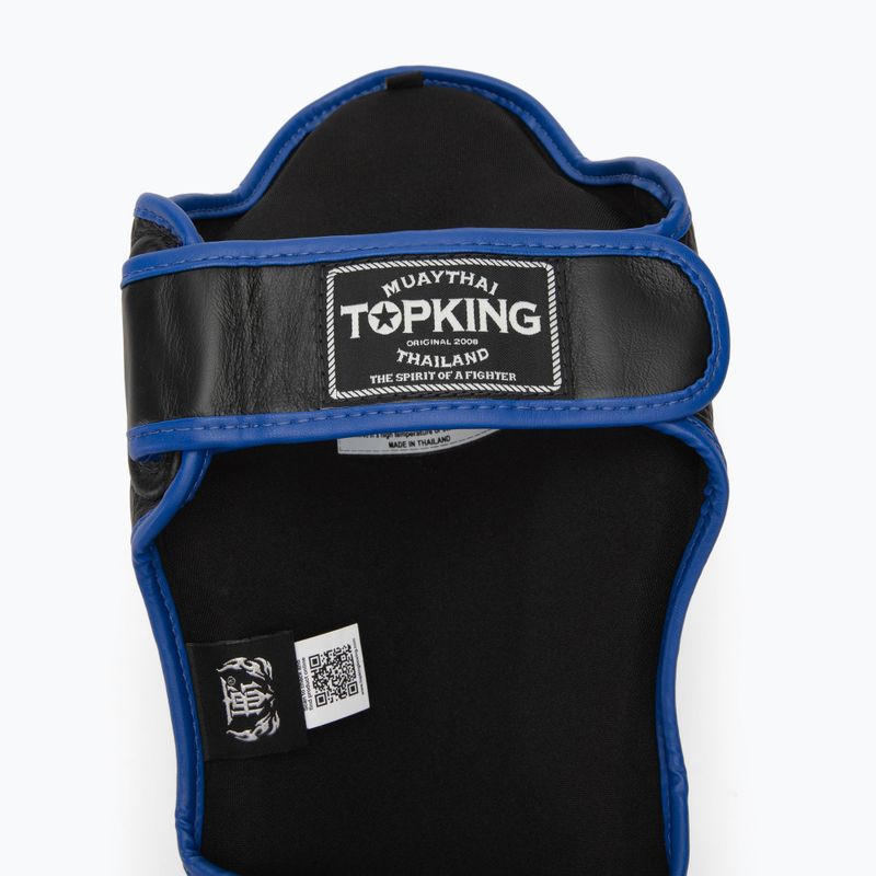 Захист для гомілок та стоп Top King Shin Guards Blend black/blue 4