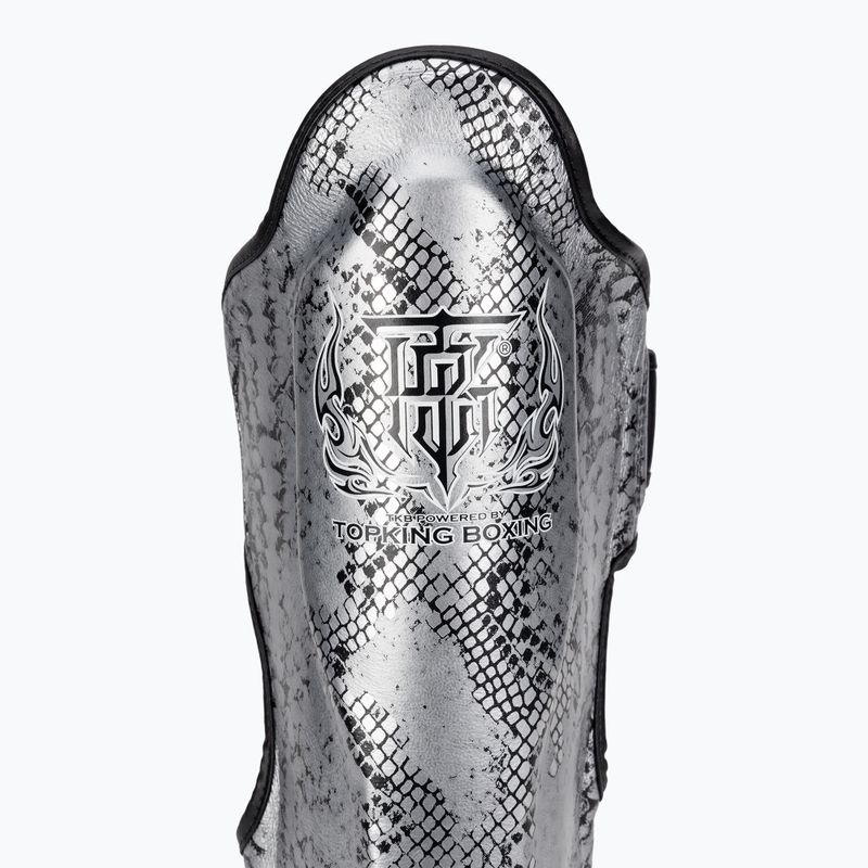 Захисні наколінники Top King Super Star чорні/сріблясті 3