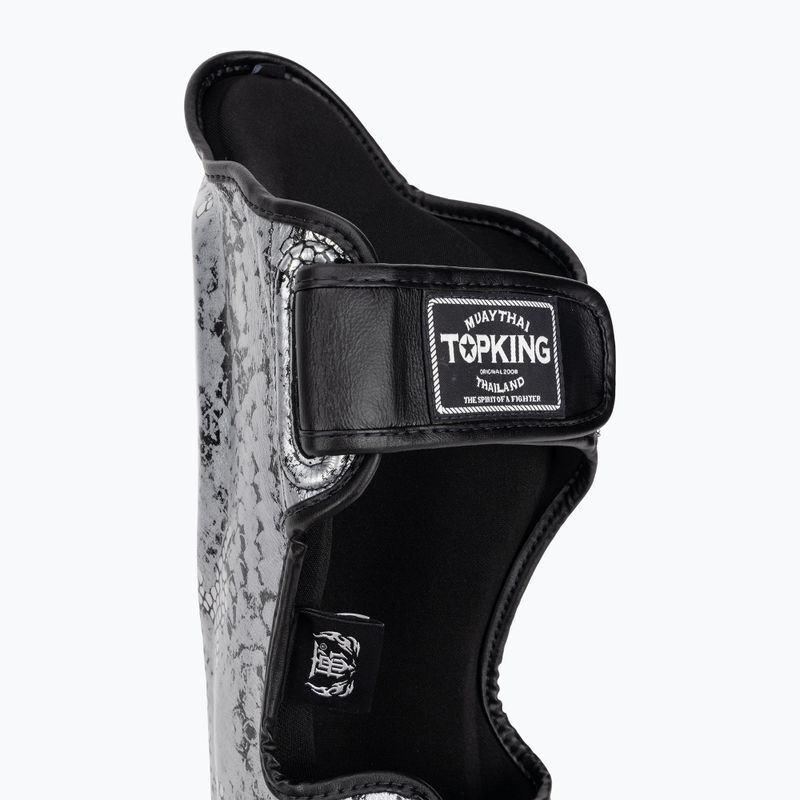 Захисні наколінники Top King Super Star чорні/сріблясті 4