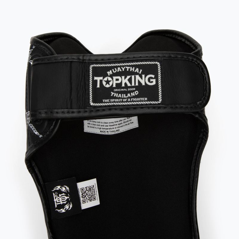 Захист для гомілок та стоп Top King Chain Semi Leather black/silver 4