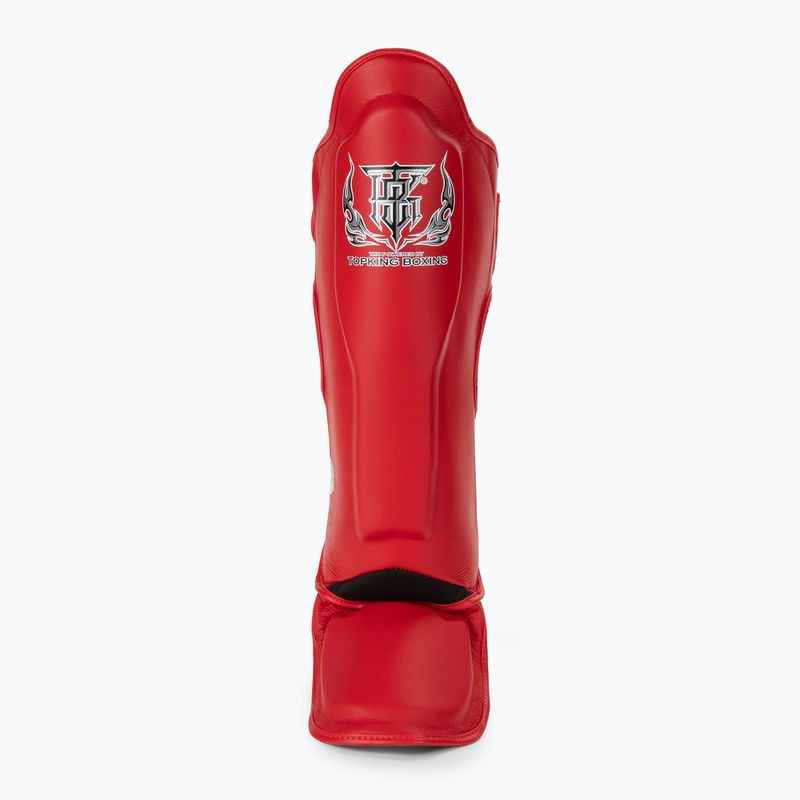 Захист для гомілок та стоп Top King Pro Semi Leather red 3