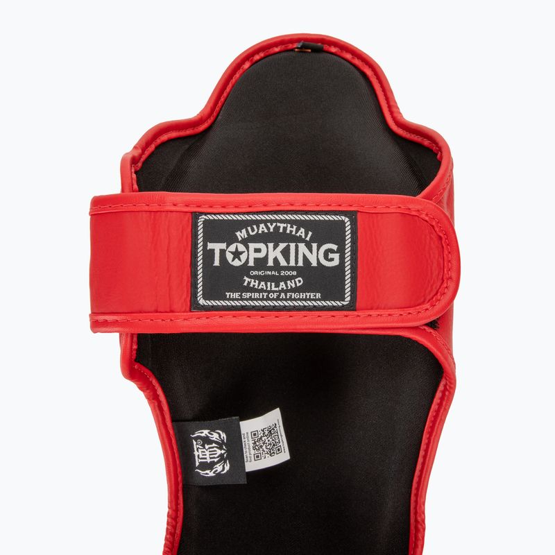 Захист для гомілок та стоп Top King Pro Semi Leather red 6