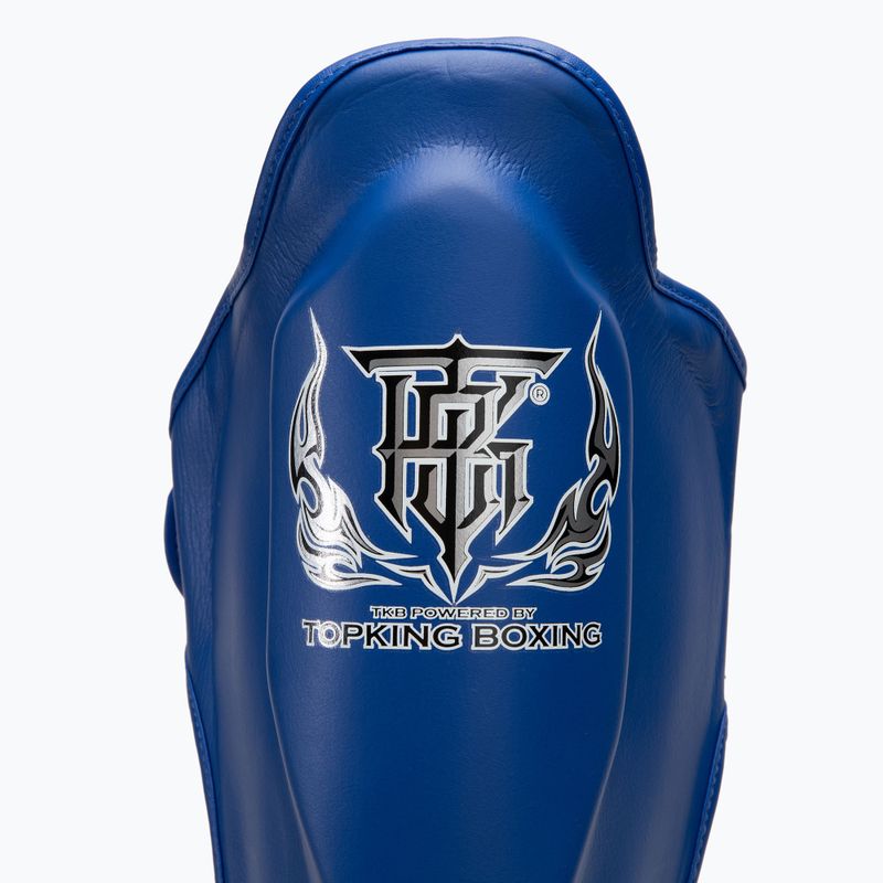Захист для гомілок та стоп Top King Pro Semi Leather blue 3