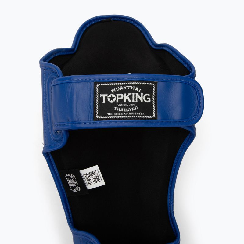 Захист для гомілок та стоп Top King Pro Semi Leather blue 4
