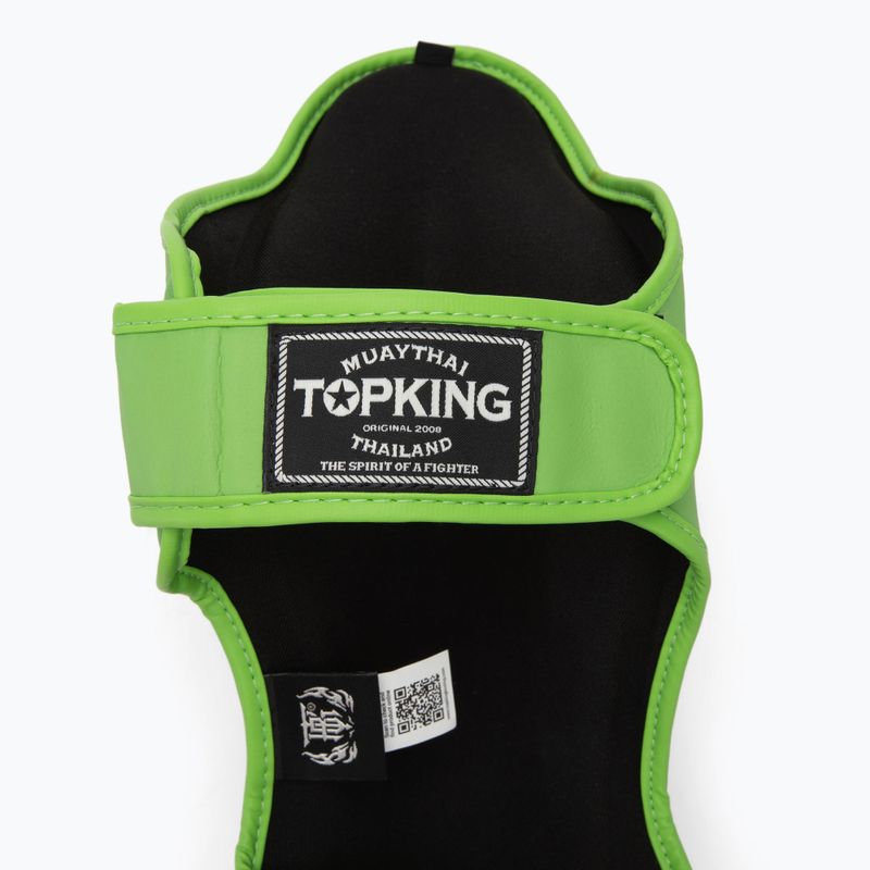 Захист для гомілок та стоп Top King Pro Semi Leather green 4