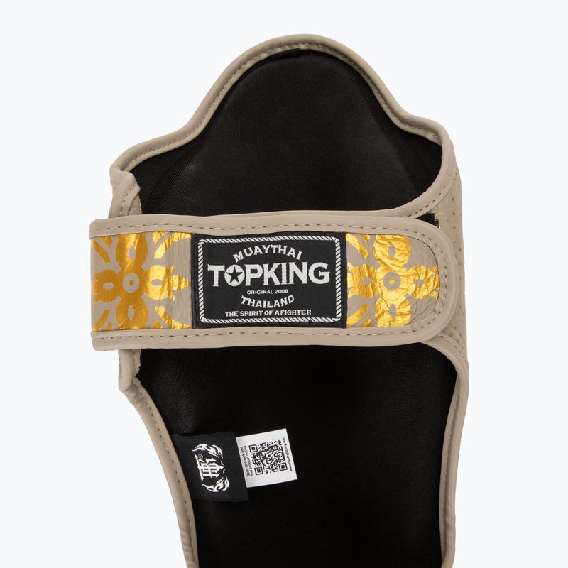 Захист для гомілок та стоп Top King Kanok beige 6