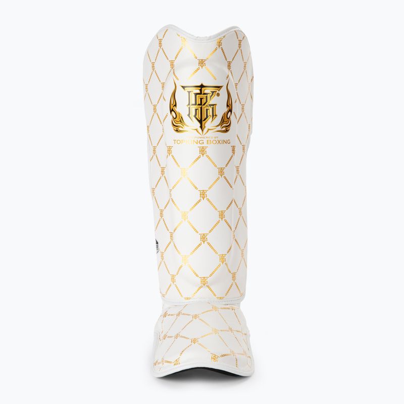 Захист для гомілок та стоп Top King Chain white/gold 3