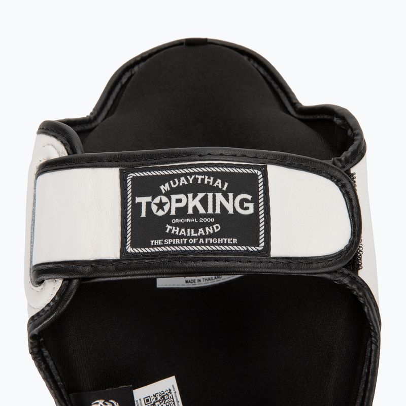 Захист для гомілок та стоп Top King Shin Guards Blend white/black 6