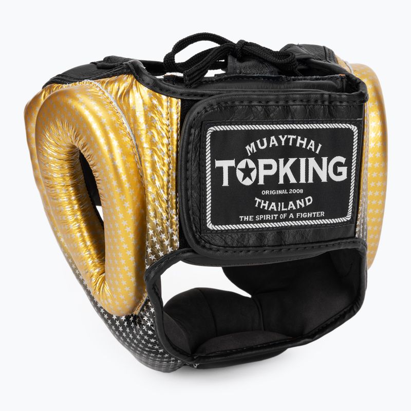 Золотий боксерський шолом Top King Super Star 3