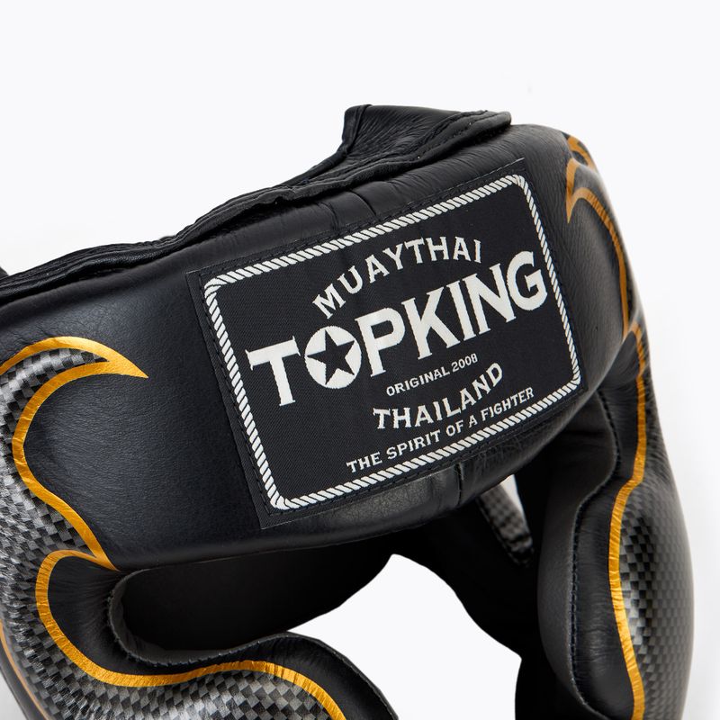 Боксерський шолом Top King Empower чорний/сріблястий 4
