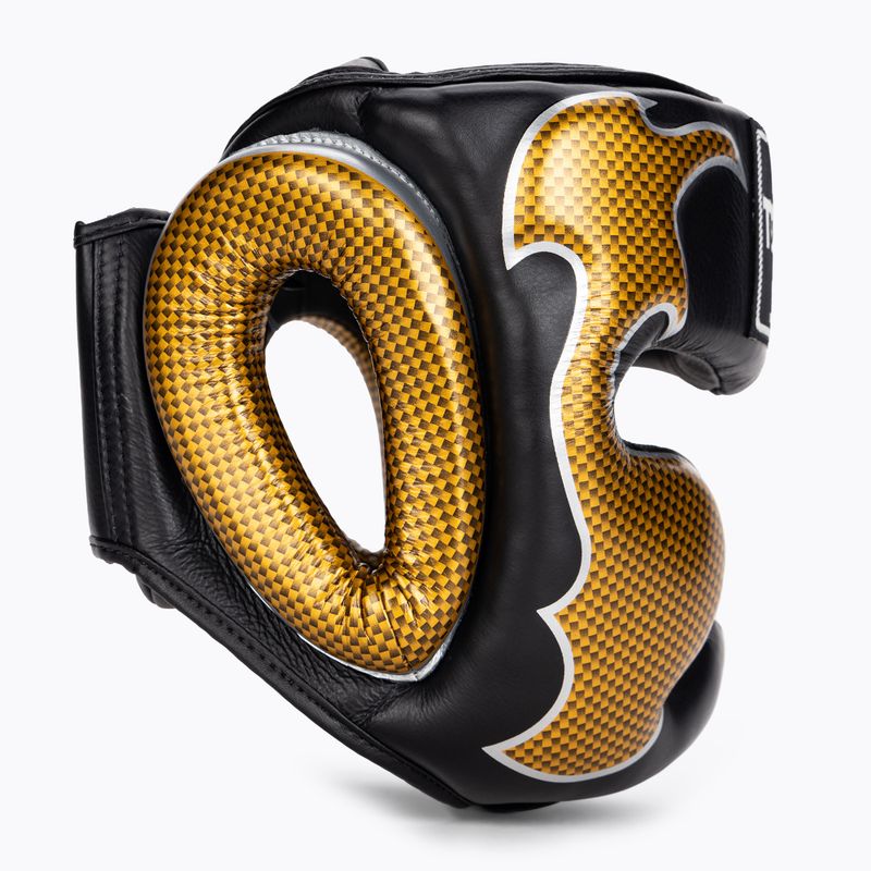 Шолом боксерський Top King Empower black/gold 2